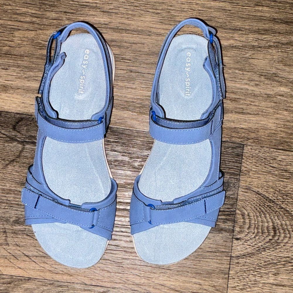 Easy Spirit blue sandals Lake3 in Medium Blue